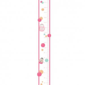 מדבקת מד גובה בבושקה